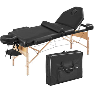 Massage Bed Wide Tattoo Table with Bolster & Carrying Bag