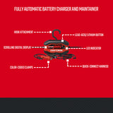 3-in-1 Fully Automatic Automotive Battery Charger, Maintainer, and Desulfator, CMXCESM260, 3 Amps, 12 Volt