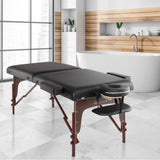 Professional Portable Lightweight Bi-Fold Memory Foam Massage Table