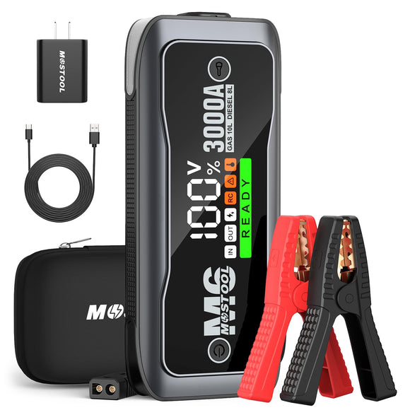 MOSTOOL M6 3000A Peak Car Battery Jump Starter Battery Pack