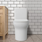 Elongated Standard One Piece Toilet with Comfortable Seat Height