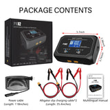 20-Amp (10 Amp 2 Bank) Dual Smart Marine Charger,Fully-Automatic Car Battery Charger,12V and 24V