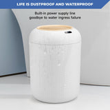 Waterproof Wastebasket Plastic Wastebasket for Kitchen, Bathroom, Bedroom, Living Room