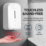 Automatic Touch-Less Wall Mount Soap Dispenser for Bathroom Kitchen Home