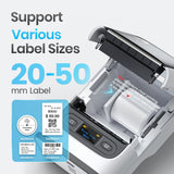 Label Maker Machine with Tape, 2 Inch Bluethooth Portable Thermal Label Printer