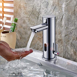 Automatic Sensor Touchless Faucet, Motion Activated Hands-Free Bathroom