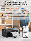 Thermal Shipping Label Printer for Phone, 4x6 Printer, Support Windows/Mac/iOS