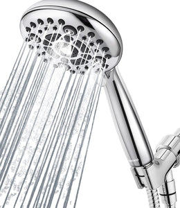 Modes High Pressure Handheld Showerhead Set Upgraded 5 Inches Shower Head with Handheld Spray