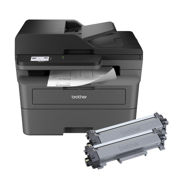 Brother MFC-L2820DW XL Wireless Compact Monochrome All-in-One Laser Printer