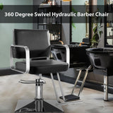 Hair Salon Chair 360 Degree Rotating Barber Chair, Spa