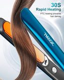 Hair Straightener, Ceramic Flat Iron with LCD, Professional 2 in 1