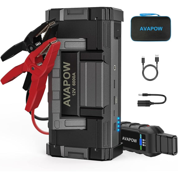 AVAPOW 6000A Car Battery Jump Starter