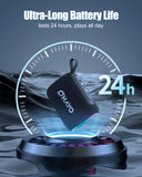 Bluetooth Waterproof, Mini Speaker with RGB Lights, 24H Playtime