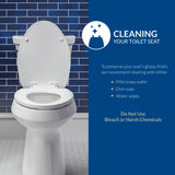 Toilet Seat with Easy Clean & Change Hinge