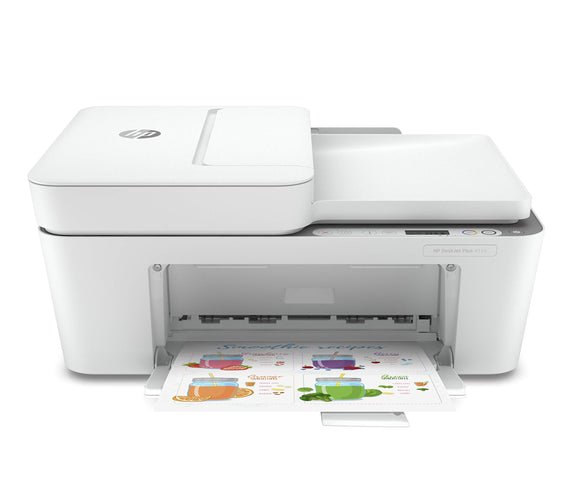 HP DeskJet Plus 4155 Wireless All-in-One Printer - Compact Inkjet Printer