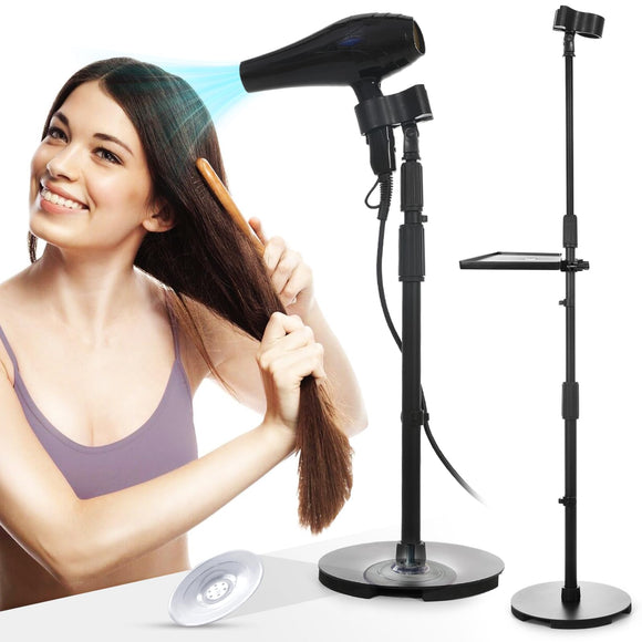 Hair Dryer Stand Holder with Strong Suction Base-63in/160cm