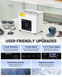 Ultrasonic Cleaning Machine with Degas Mode and 7 Oscillation