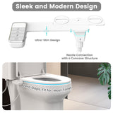 Bidets for Existing Toilets, Non-Electric Bidet Toilet Seat Self-Cleaning