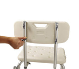 Shower Seat with Adjustable Height | Shower Chair for Inside Shower with 350 lb Capacity