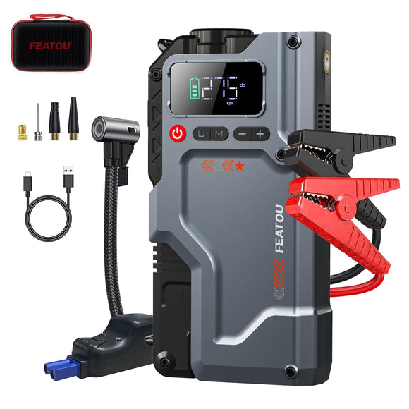 2024 Upgrade Featou Jump Starter with Air Compressor