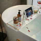 Bathtub Caddy Non-Slip Bath Tub Tray Table