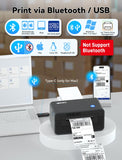 Thermal Shipping Label Printer for Phone, 4x6 Printer, Support Windows/Mac/iOS