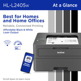 Brother HL-L2405W Wireless Compact Monochrome Laser Printer