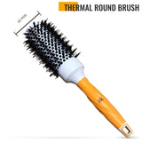 Thermal Round 43mm Hair Brush for Blow Drying, Styling, Curling, Straightening And Global