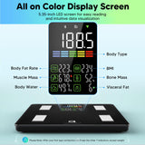 Bathroom Scale, Large LED Display, 14 Body Composition