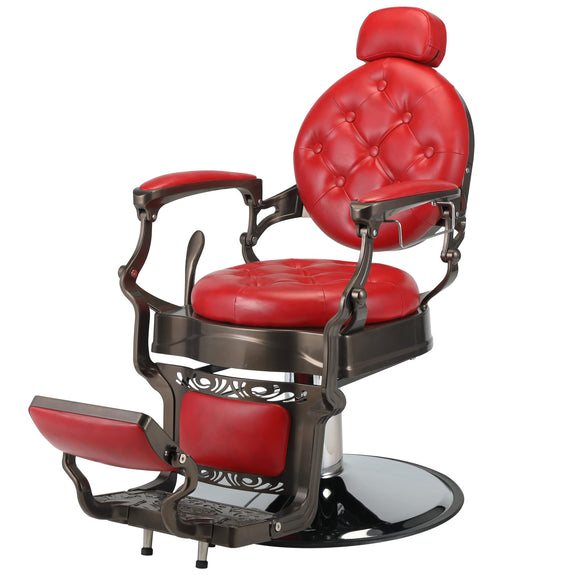 Barber Chair, Heavy Duty Metal Styling for Barbershop