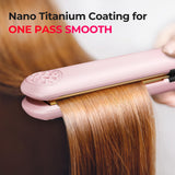 Hair Straightener and Curler 2 in 1 with 10s Fast Heating