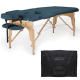 Portable Folding Massage Table with Carrying Case - Blue