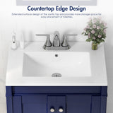 Bathroom Sink with Three Holes (4inch Centerset)