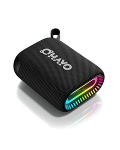 Bluetooth Waterproof, Mini Speaker with RGB Lights, 24H Playtime