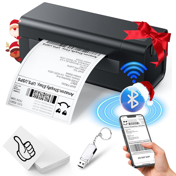 Thermal-Label-Printer-Shipping Label Printer for Small Business 4x6 Bluetooth