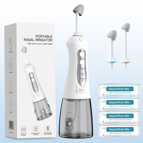 Nose Cleaner Machine, Rechargeable Nasal Wash Flush System