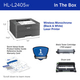 Brother HL-L2405W Wireless Compact Monochrome Laser Printer