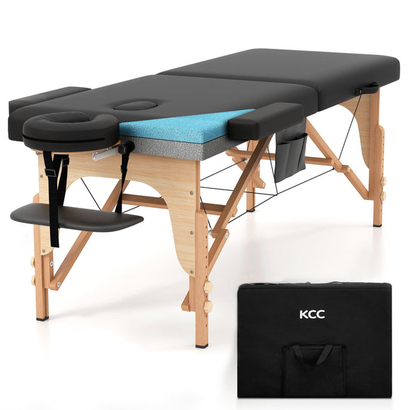 Massage Table Premium Portable Foldable Massage Bed Height Adjustable