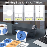 Thermal Shipping Label Printer – Wireless 4x6 Shipping Label Printer, Compatible