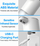 Soap Dispenser, Touchless Automatic Soap Dispenser with 4-Level Adjustable Foam, USB Rechargeable