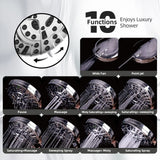 Functions High Pressure shower head with handheld, Built-in Pause Mode & 2 Power Wash