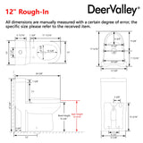 Toilet For Bathroom, Dual Flush Toilet with Soft Closing Seat