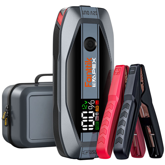 Fanttik T8 APEX 2000 Amp Jump Starter, 20000mAh