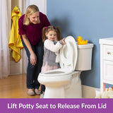 Toilet Seat with Built-In Potty Training Seat