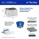 Wireless Compact Digital Color Printer with Laser Quality Output, Duplex