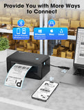 Thermal Shipping Label Printer for Phone, 4x6 Printer, Support Windows/Mac/iOS