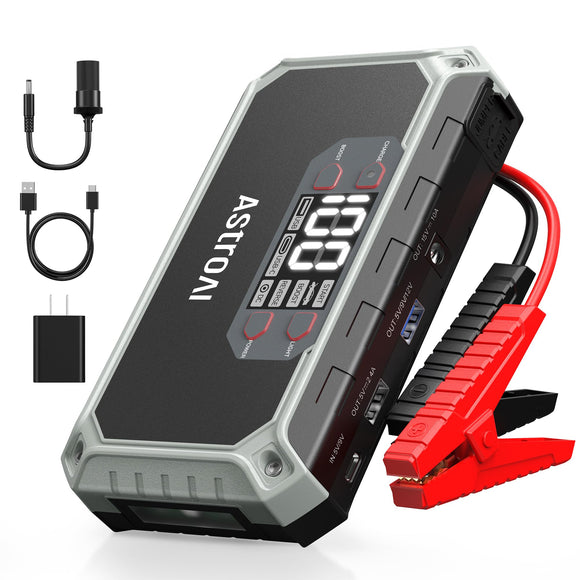 AstroAI Car Jump Starter, 2000A 12V 8-in-1