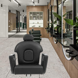 Barber Chair, 360 Degrees Swivel 90°-130° Reclining