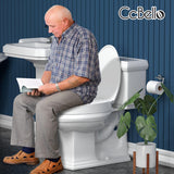 toilet seat risers for seniors, Slow Close, Elevated toilet seat