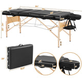 Massage Bed Wide Tattoo Table with Bolster & Carrying Bag